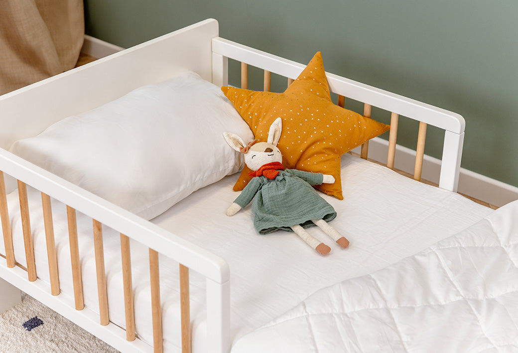 Edredón y almohada bebé mini Nube