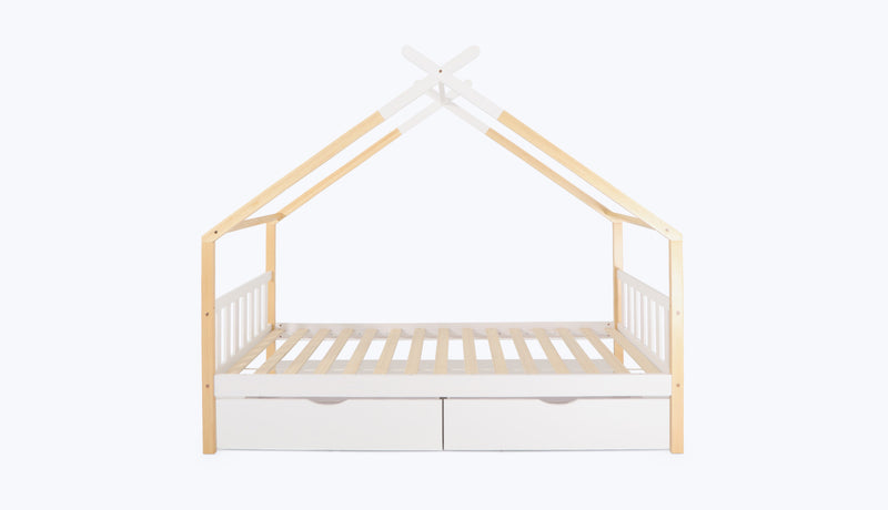 Cajones dobles de almacenamiento para la cama casita Odisea