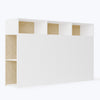Blanco y madera
